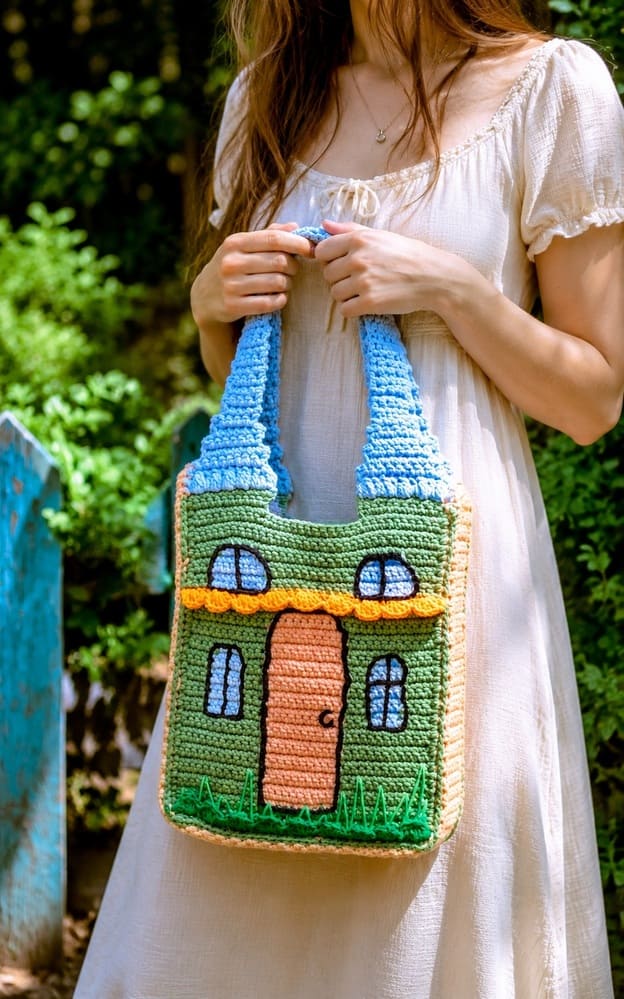 Сумка «Домик»🏡🧶